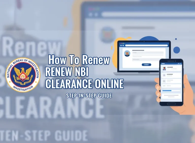 How To Renew NBI Clearance Certificate Online