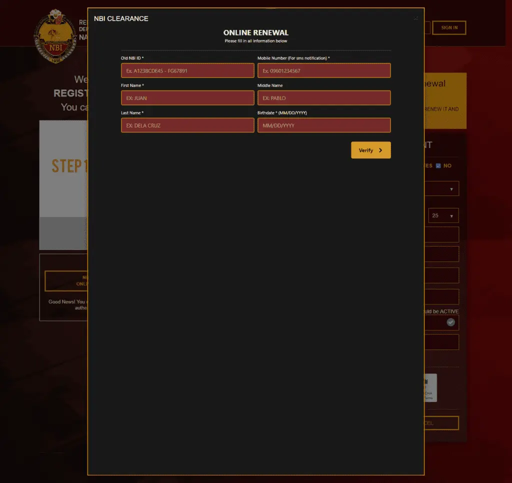 NBI Clearance RENEWAL Online