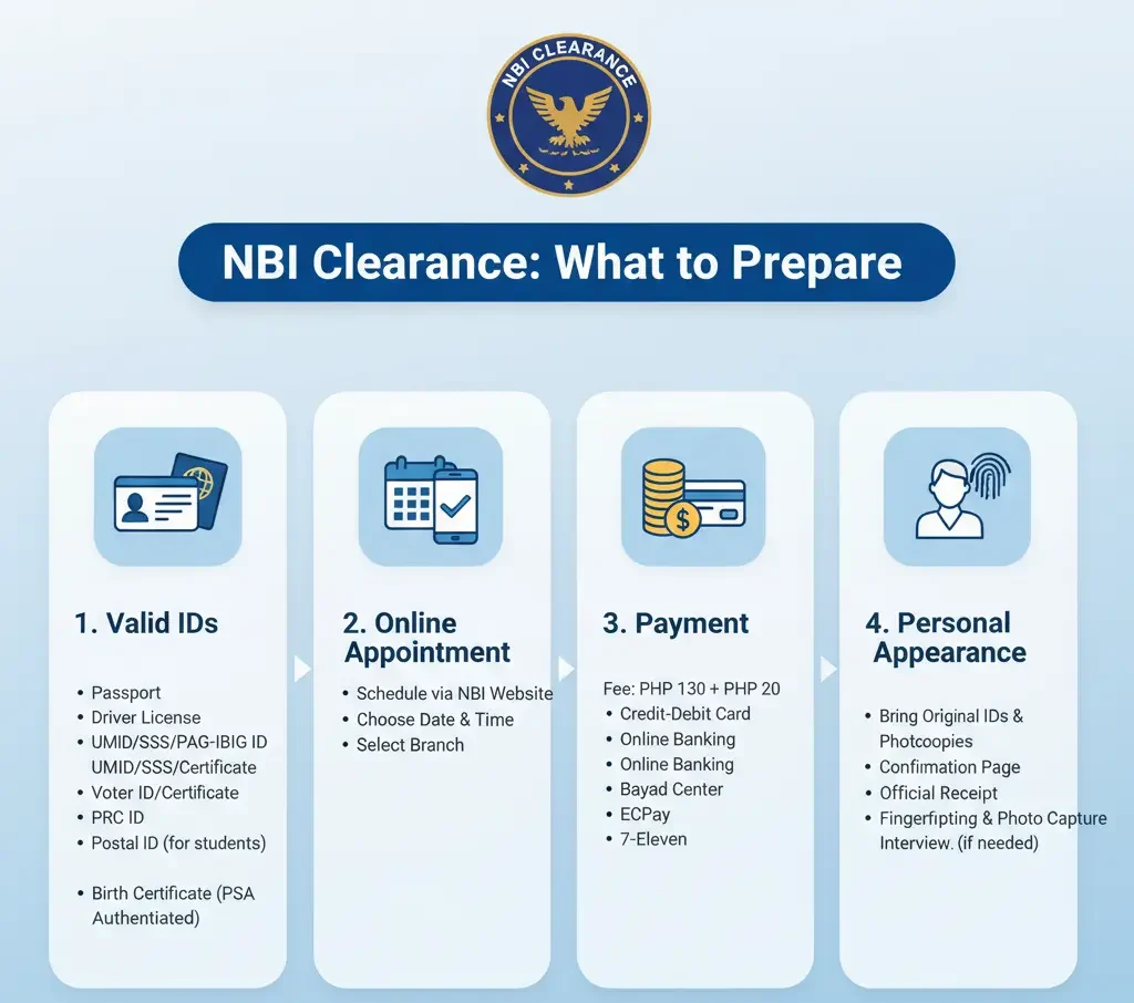 What to Prepare for NBI Clearance