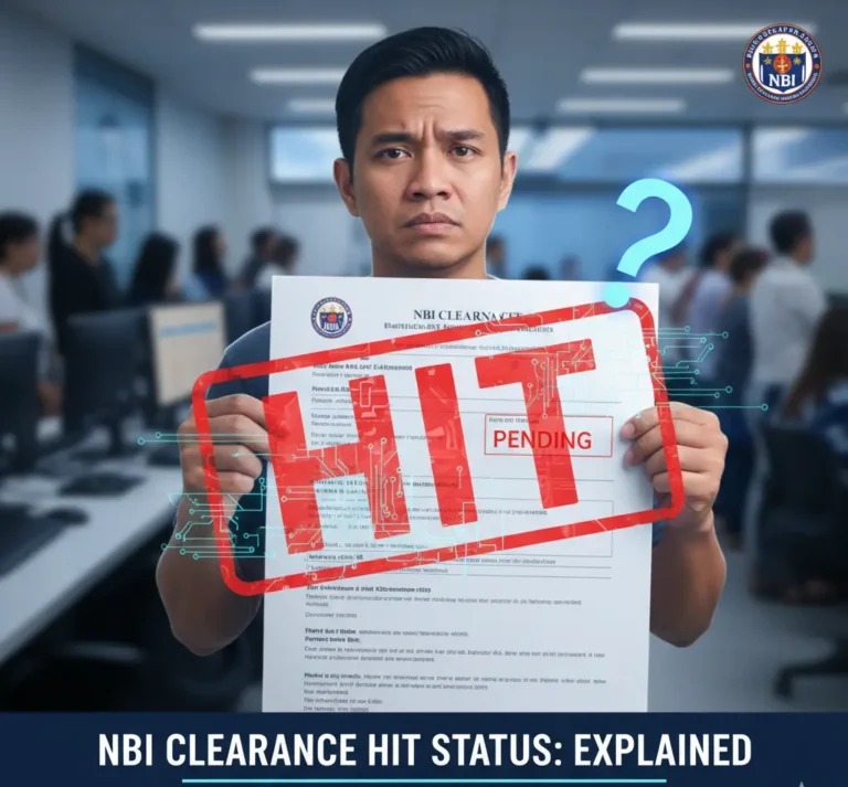 NBI Clearance Hit Status