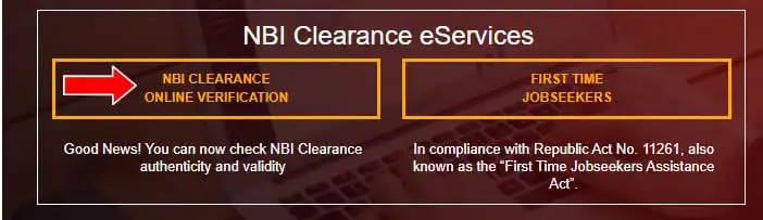 NBI Clearance Online Verification