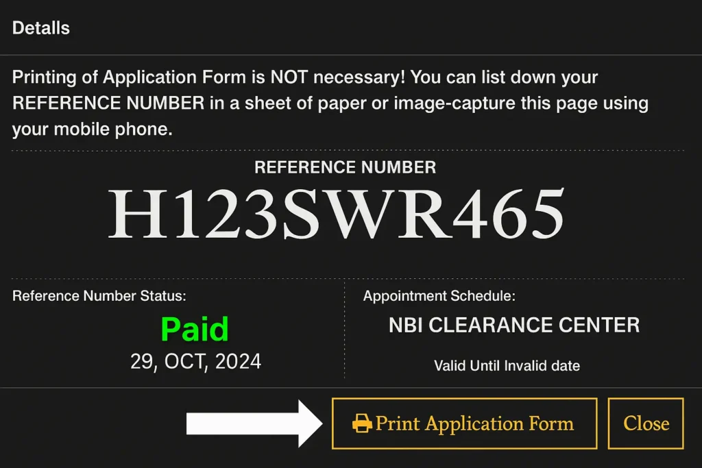 Save NBI Clearance Online Application Form