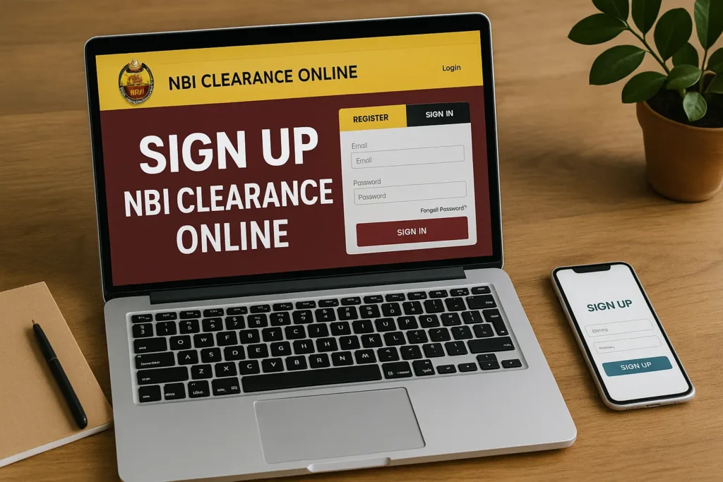 Signup NBI Clearance Online