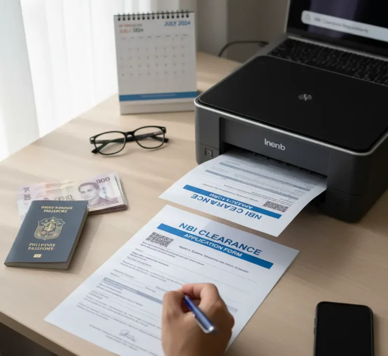 NBI Clearance Application Form print