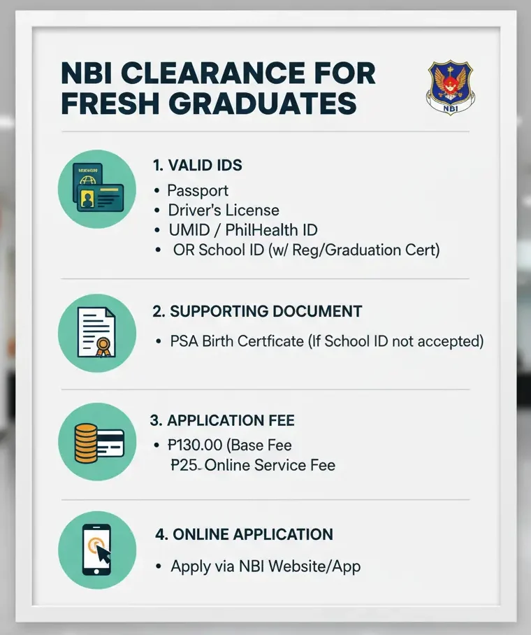 Requirements for Fresh Graduates Applying for NBI Clearance