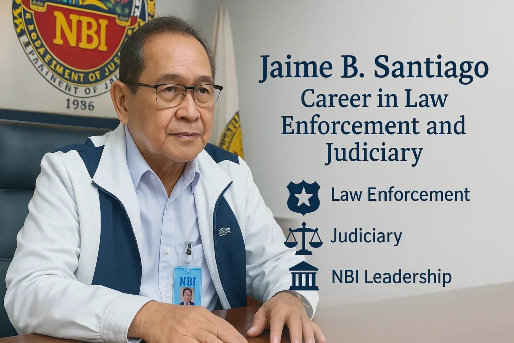 Jaime B. Santiago NBI Clearance Director