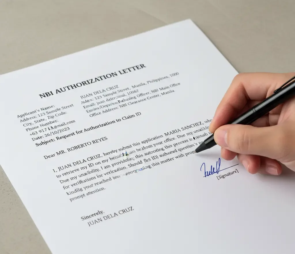 NBI Authorization Letter 2025