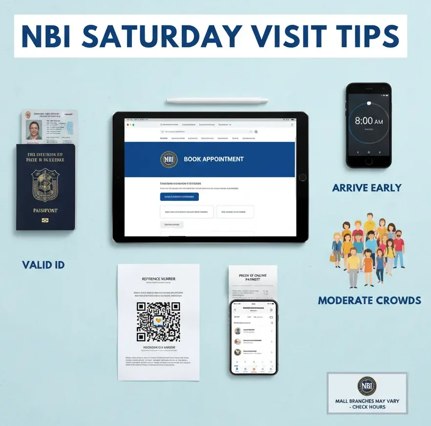 Visiting NBI on a Saturday