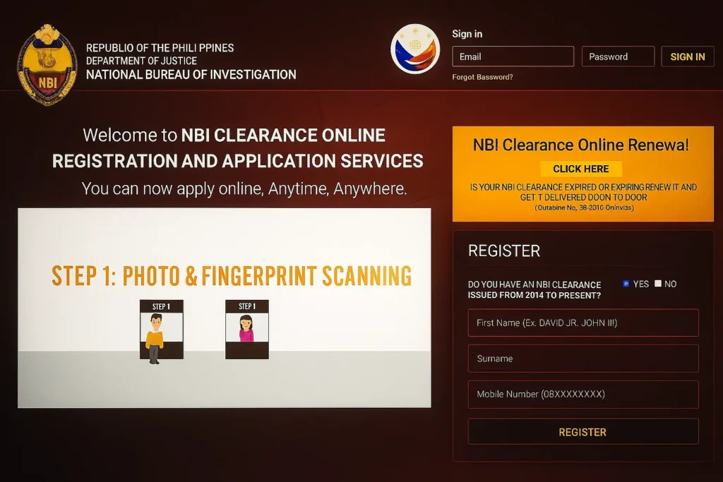NBI Clearance Online Appointment Portal