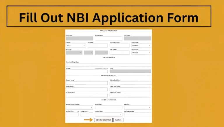 NBI Online Application Form