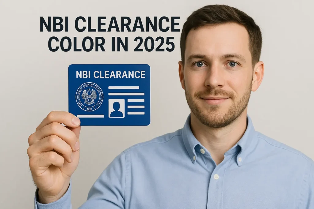 NBI Clearance Color in 2025